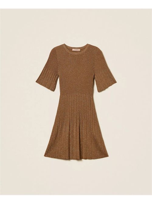 Abito corto in maglia con lurex TWINSET | TP3040/13361